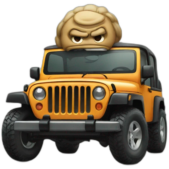 Angry jeep emoji