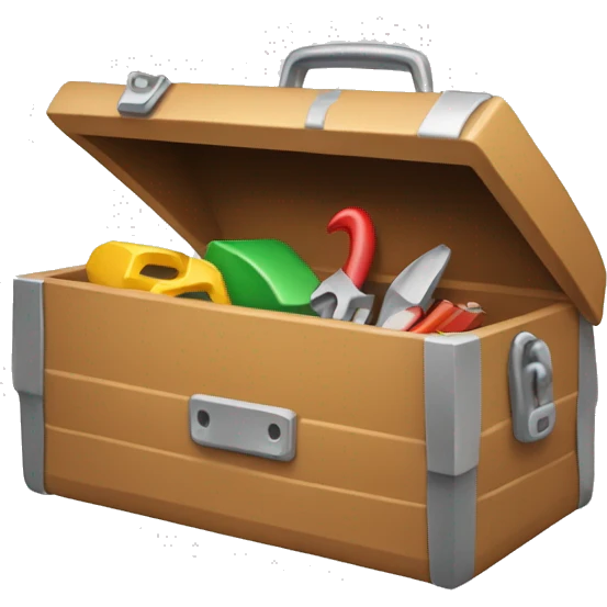 open toolbox emoji, so just open version of 🧰 emoji