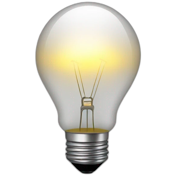 light bulb emoji