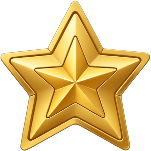 A cute 3D Stylized icon of Star Ticket Pass Iconfor game emoji