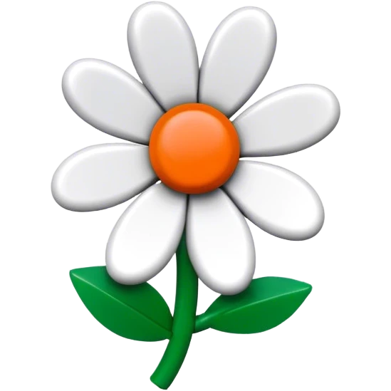Lego flower emoji