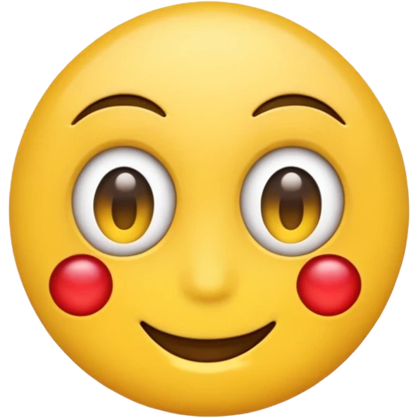 Emoji with only one eye. In that eye , there is ❤️ emoji