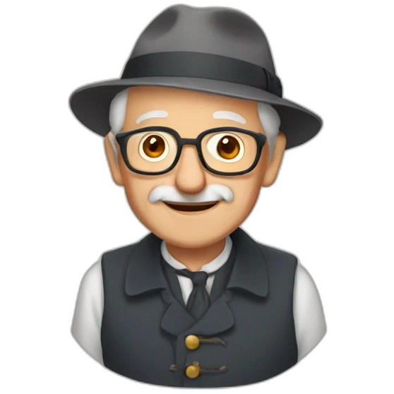 Old France grandpa emoji