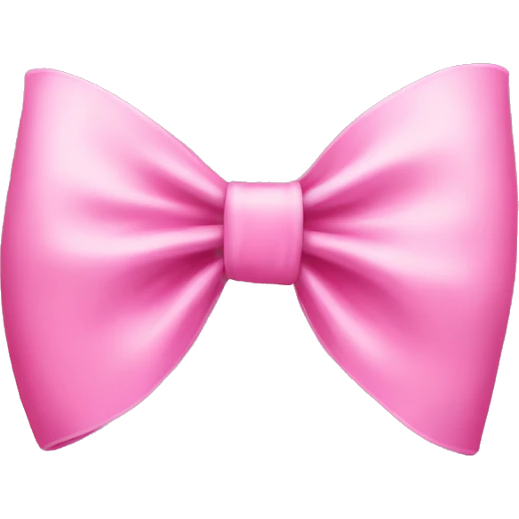 Pink bow emoji