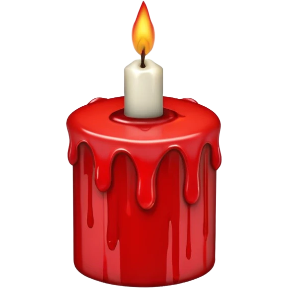 Bloody candle emoji