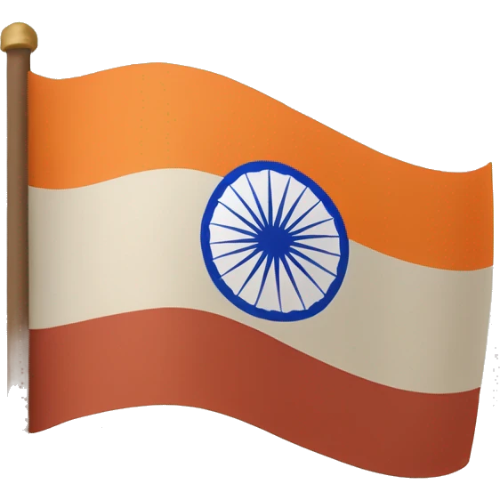 Hart simbal Indian flag emoji