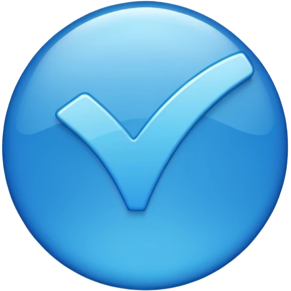 blue tick tiktok emoji