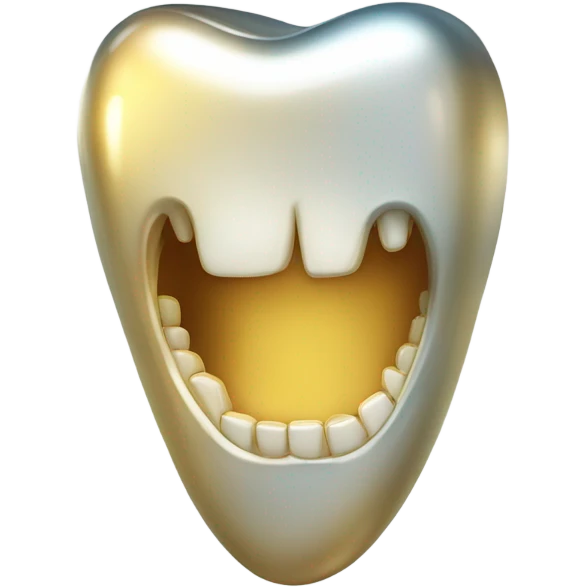 Golden tooth  emoji