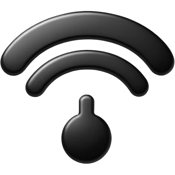 Black Wifi emoji