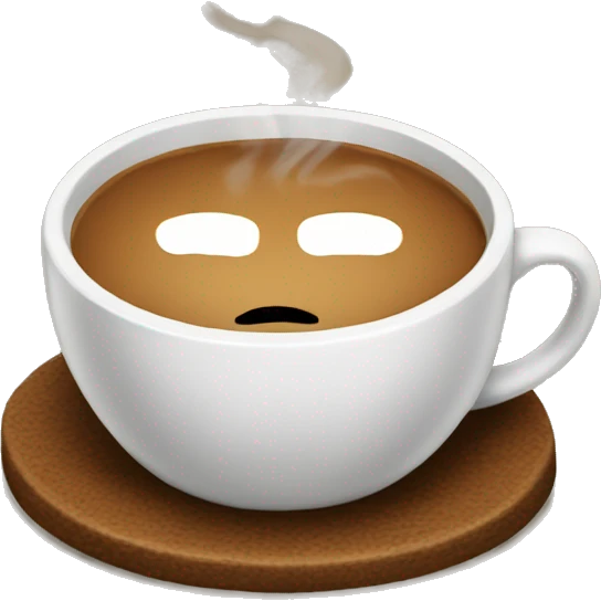 cozy warm cup of coffee  emoji