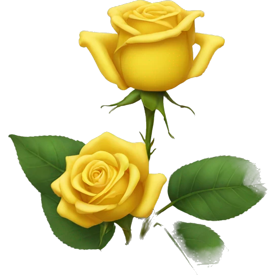 yellow rose emoji