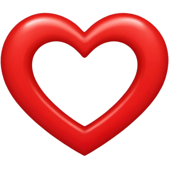 Un cœur écrit 100 % emoji