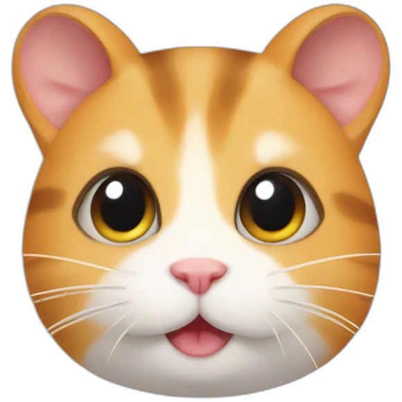 hamster-cat emoji