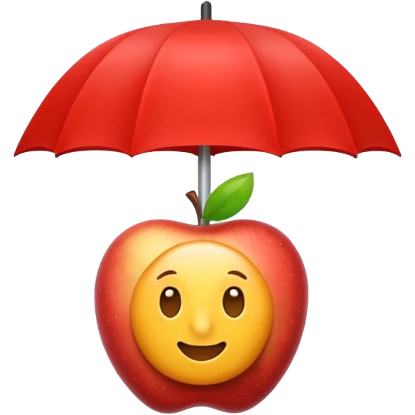 Erstelle mir einen Fallschirmspringer im Apple Emoji style emoji