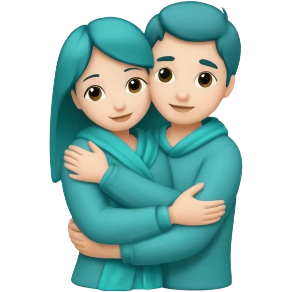 teal hug emoji