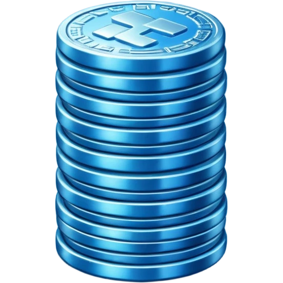 blue coins credit pack emoji