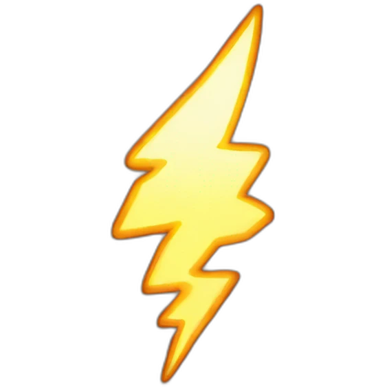 gas lightning emoji