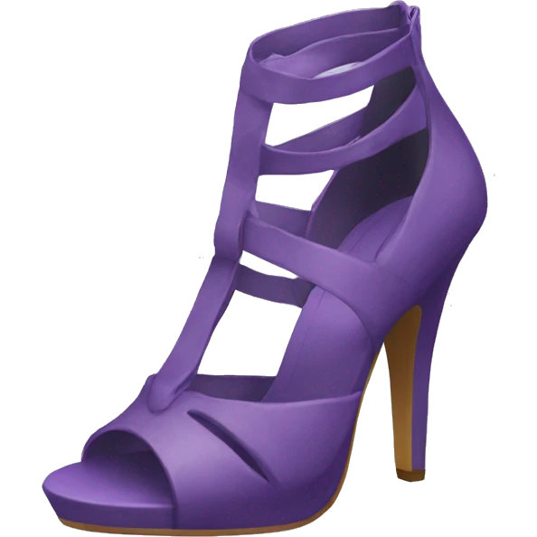 Violet heels emoji