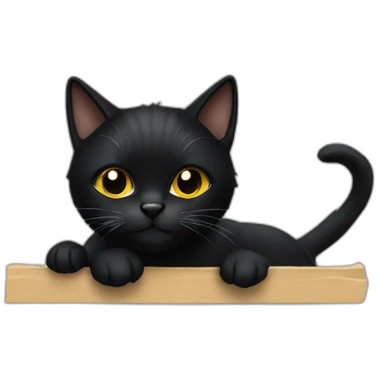 Loustic-black-cat emoji
