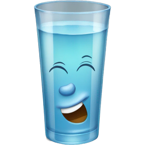 Vaso de agua emoji