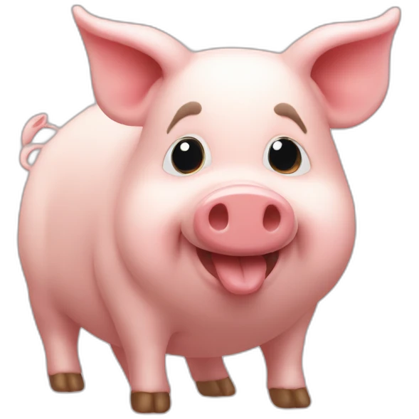 Cochon mignon emoji