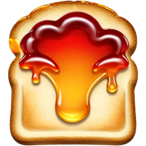 toast with jelly emoji