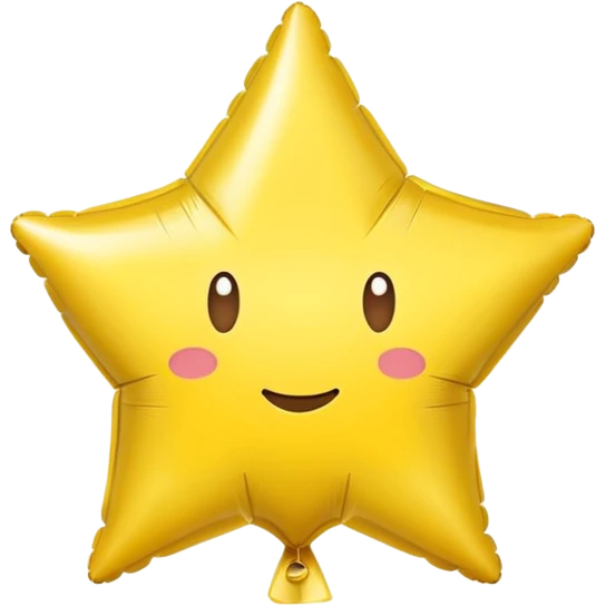 ballon yellow star emoji