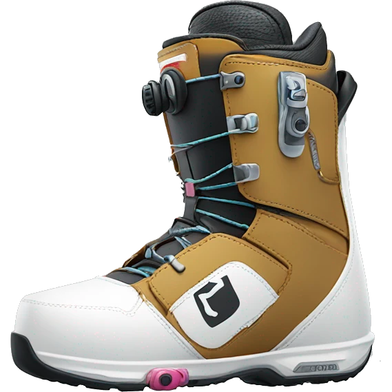 snowboarding boot, burton, boa emoji