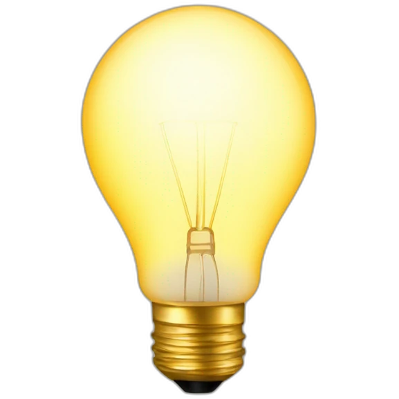 bulb glow emoji