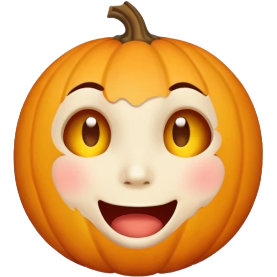 fall ecstatic emoticon artsy white backgroudn slightly creepy emoji