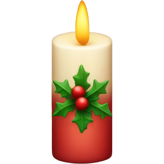christmas candle emoji