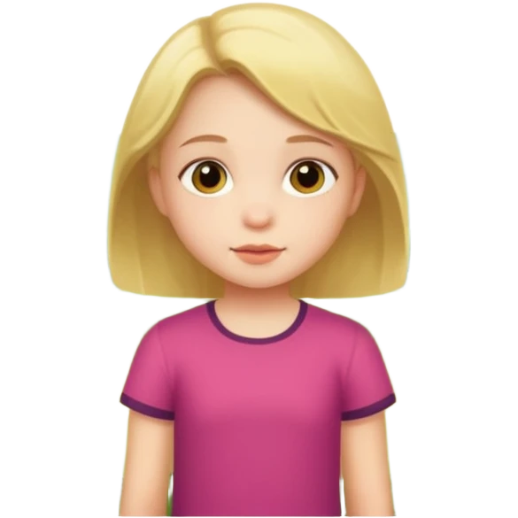 a girl under a tree make the girl small emoji