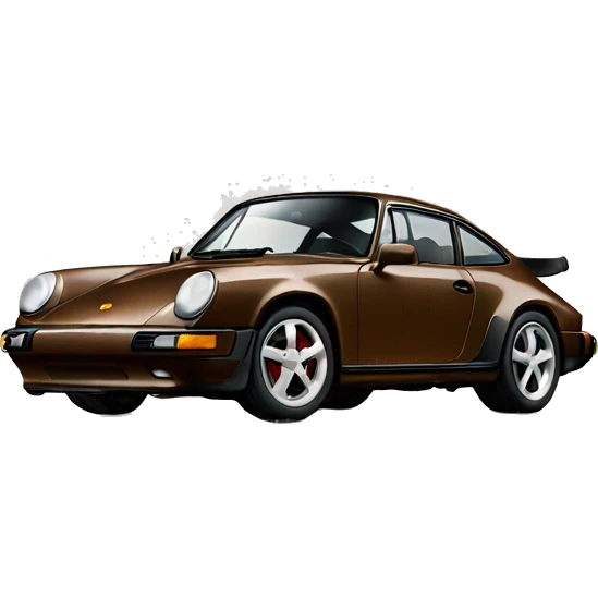 Brown porche 911 emoji