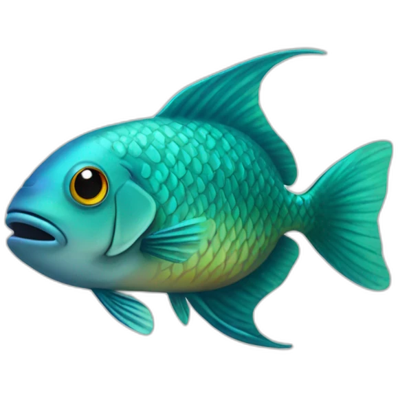 Ramirezi fish emoji