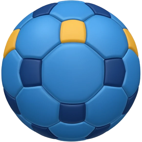 blue soccer ball emoji