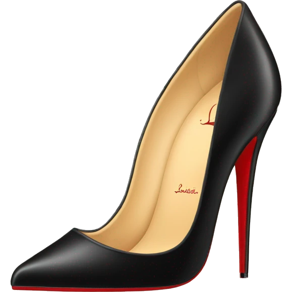 louboutin heel emoji