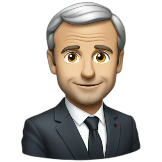 Emmanuel Macron argent emoji