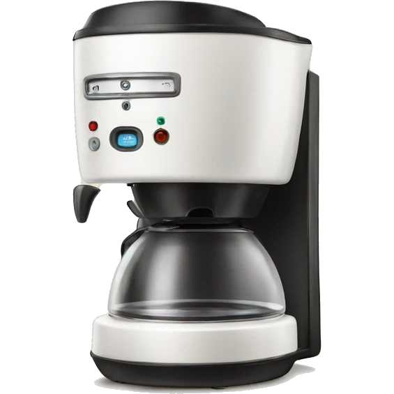 white-retro-coffee-maker emoji