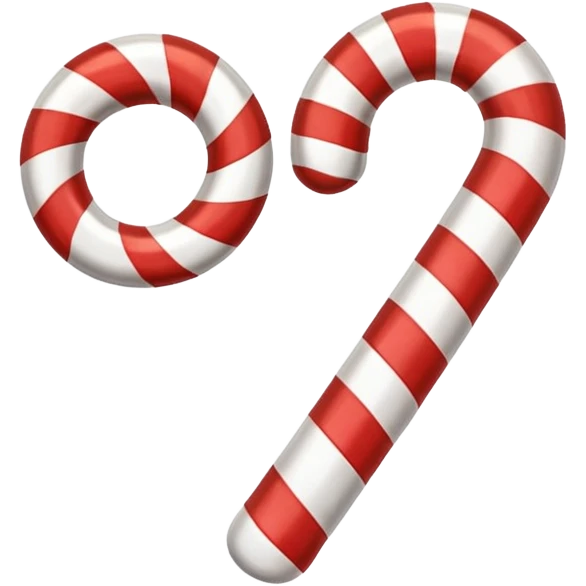 Candy cane emoji