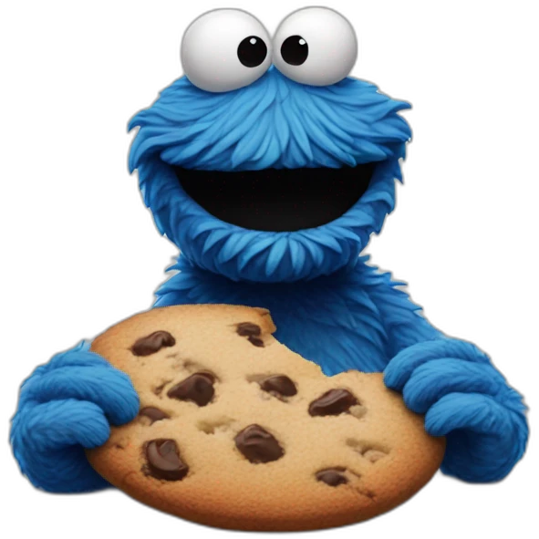 Cookie monster emoji