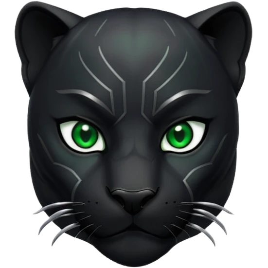  black panther green eye emoji