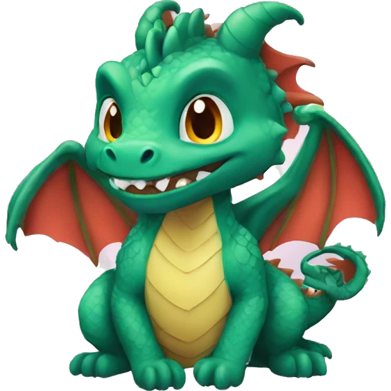 Dragon enamorado emoji