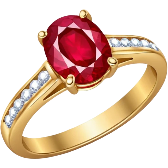 glitter rubi married ring emoji