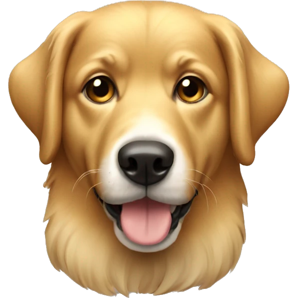 Dog golden  emoji