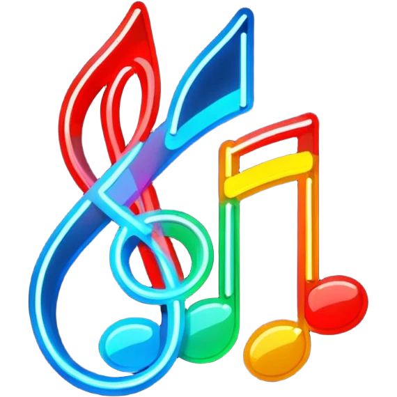 neon sign that says "Song:" emoji