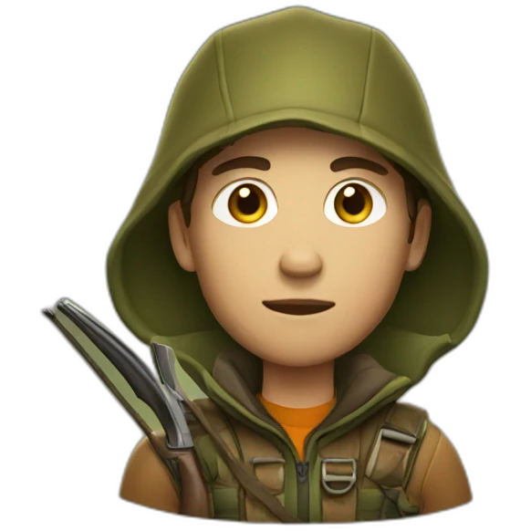 hunter emoji