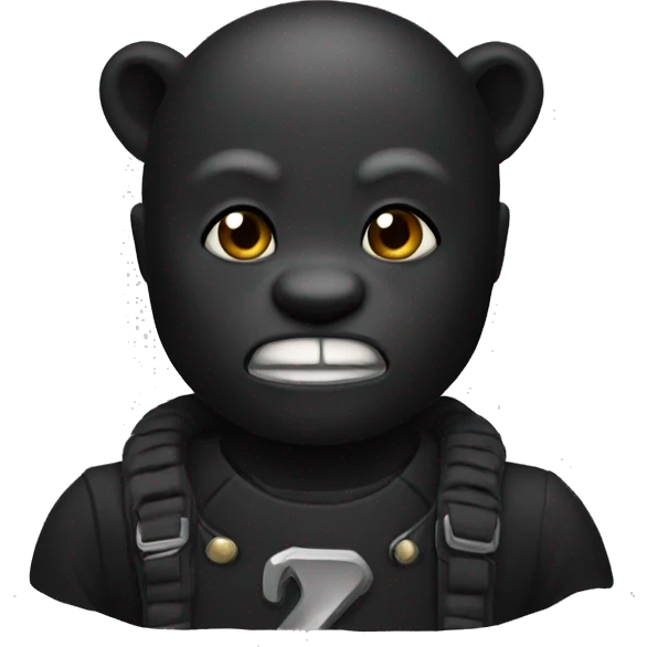 black gaguar emoji