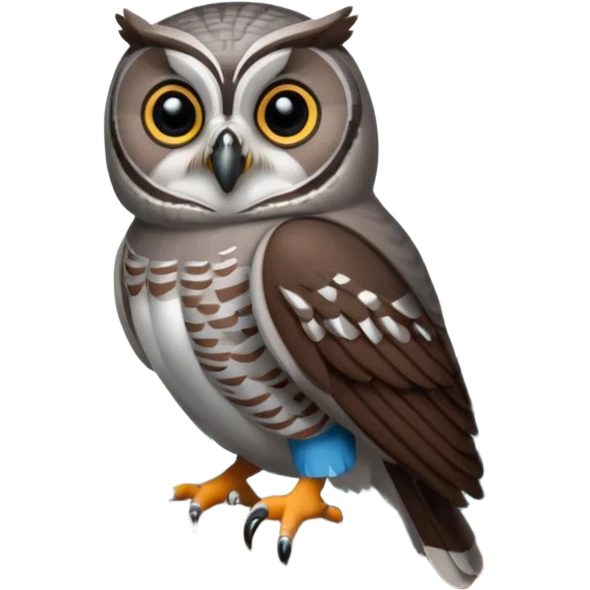 Northern Hawk-Owl Forest emoji
