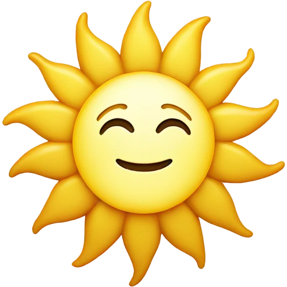 sun looking for a child emoji