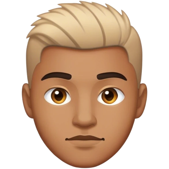 Ein Mann mit burstfade emoji